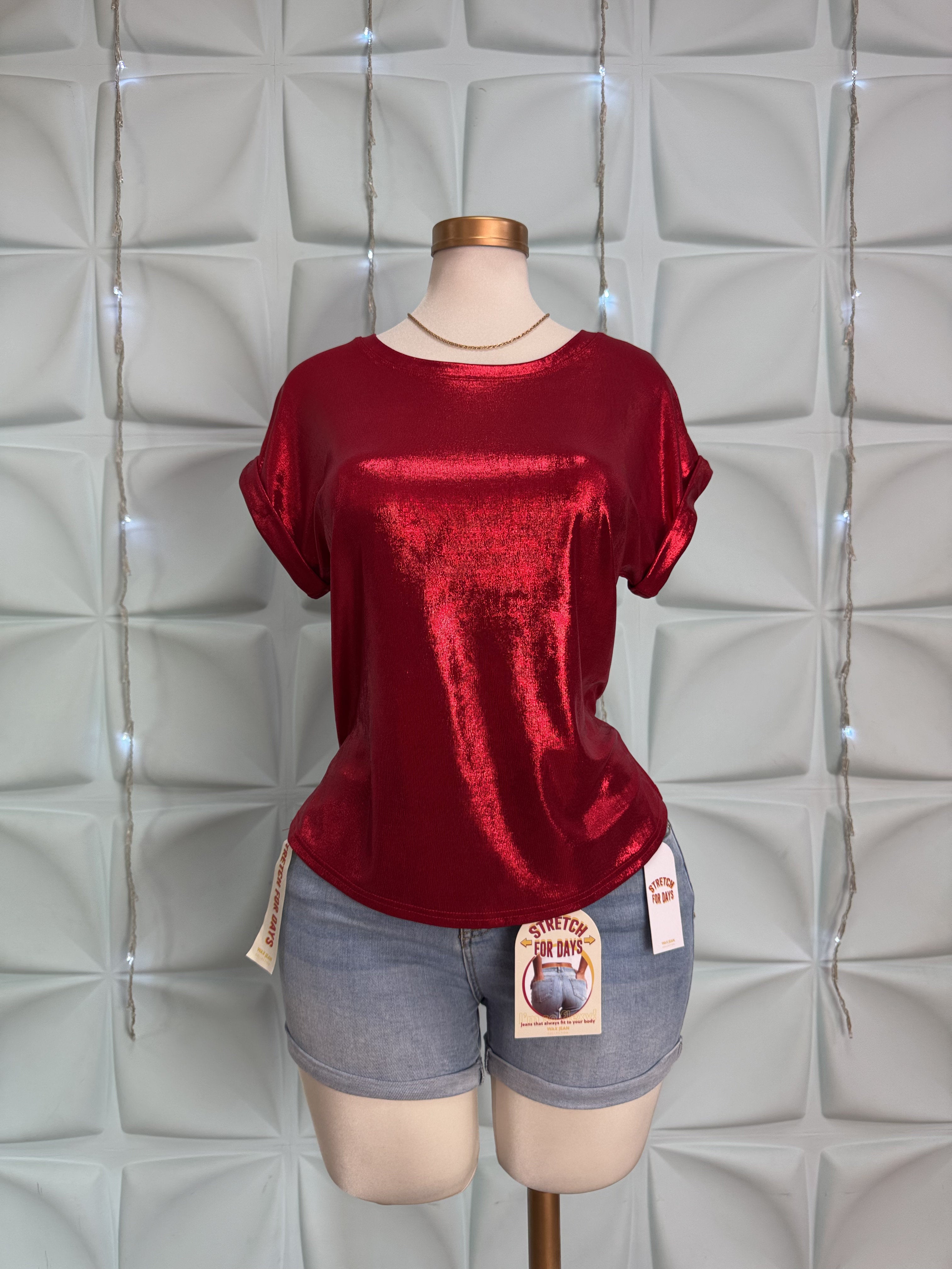Blusa brillante