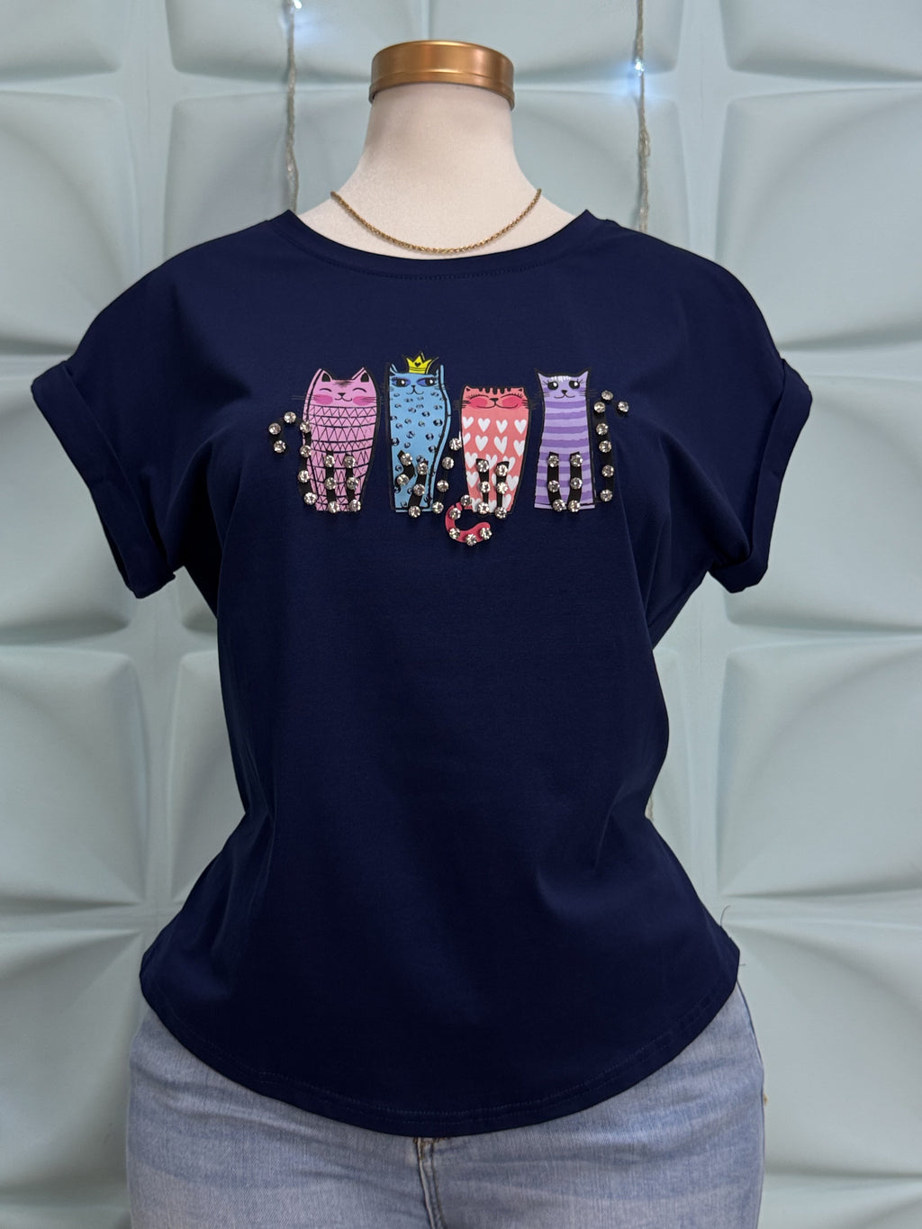 Blusa gatos